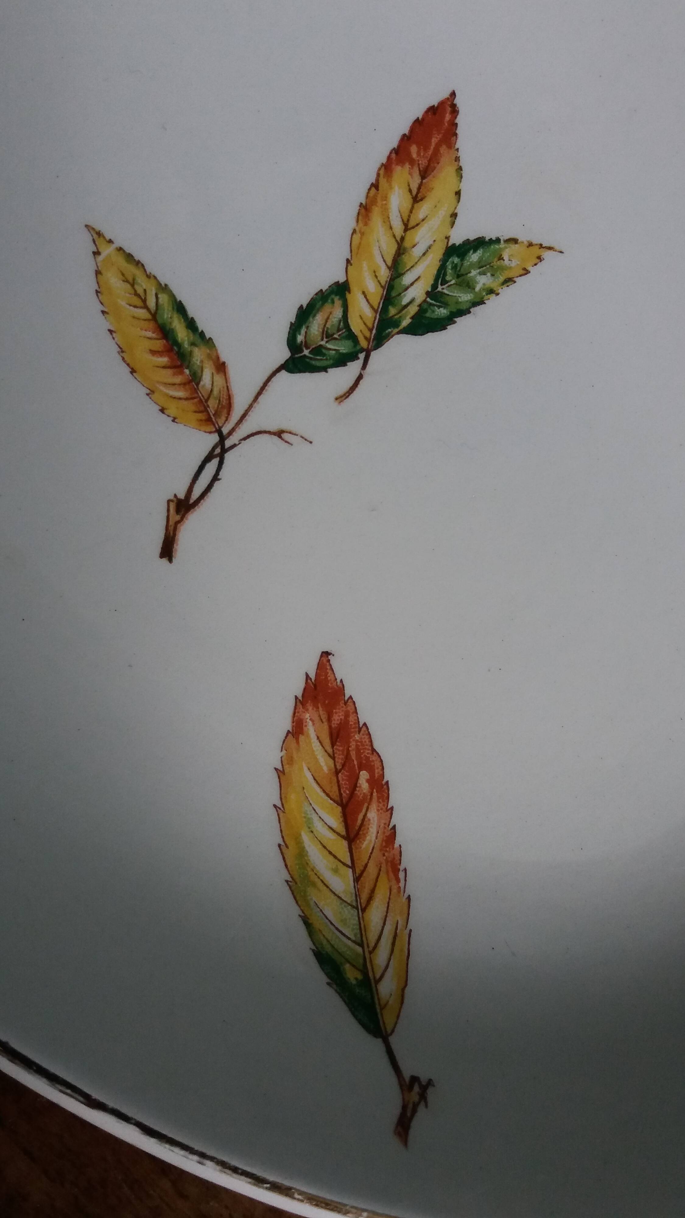 Digoin Sarreguemines bowl decoration La Fontaine