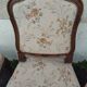 Set of 3 Louis XV style armchairs in carved wood – traditional upholstery