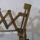 Applique murale/lampe à ciseaux. Holz Teak , Linus Bopp Limbach. Années 1970
