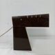 Table lamp plastic 70s brown
