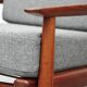 Vintage teak armchairs by Glostrup, 1950s