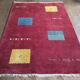 Handmade Indo Gabbeh rug 243x172cm