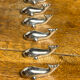 Whale-shaped stainless steel knife holder