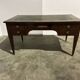 Mahogany flat desk. Louis XVI style, 20th century.