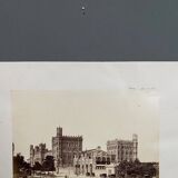 Photo Vienne Gare du Nord 19th century albumen laminated cardboard