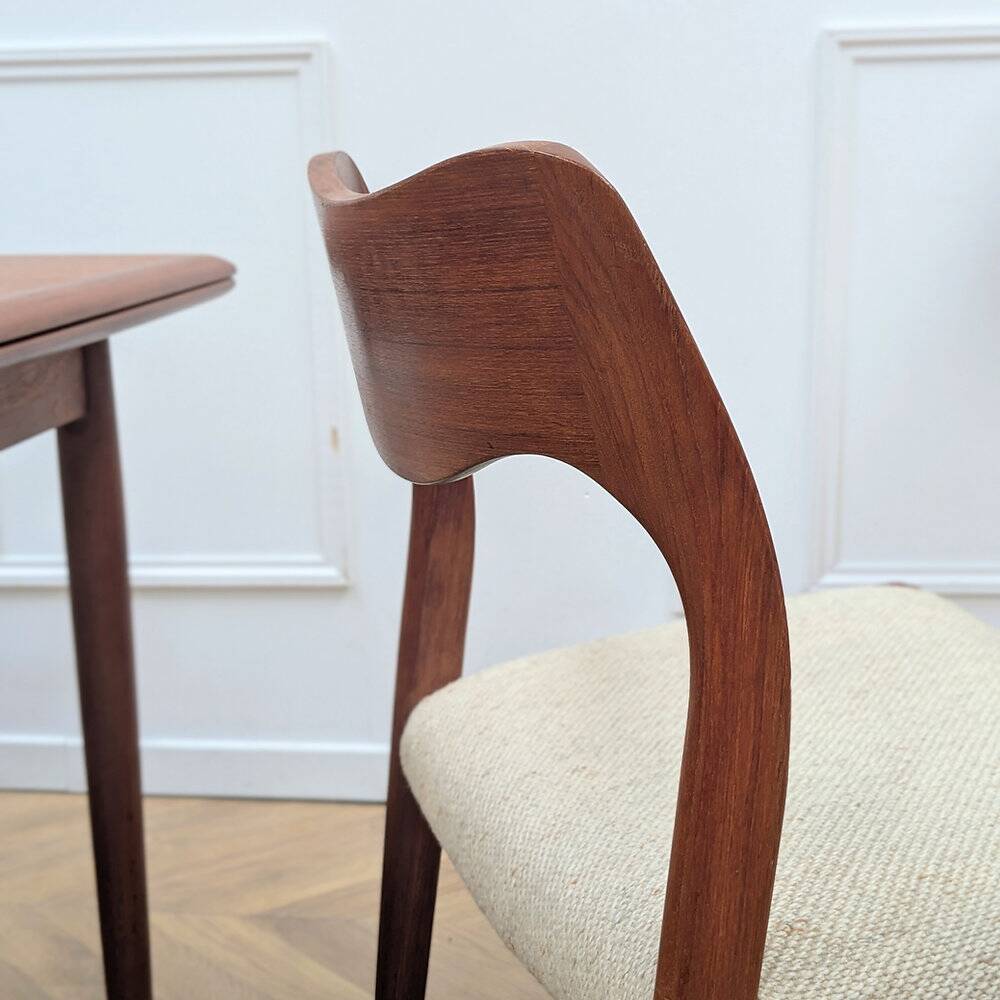 2 vintage chairs by Niels Otto Moller