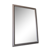 Miroir en bois patiné avec glace biseautée 73x113cm