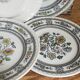 Six assiettes à dessert porcelaine Anglaise WOOD & SONS service Dorset
