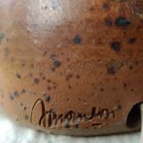 Vintage stoneware lamp base