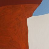 Stretched canvas painting "Fragments of Balance" signed Bodasca