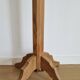 Solid pine wood pedestal table 1940s