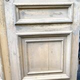 Suite of three single-sided doors in solid fir XIX century