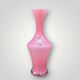Antique pink opaline vase made in Italy - 1960s