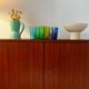Buffet enfilade étroite scandiinave en teck