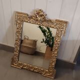 Vintage golden mirror