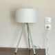 90s Green Metal Tripod Lamp