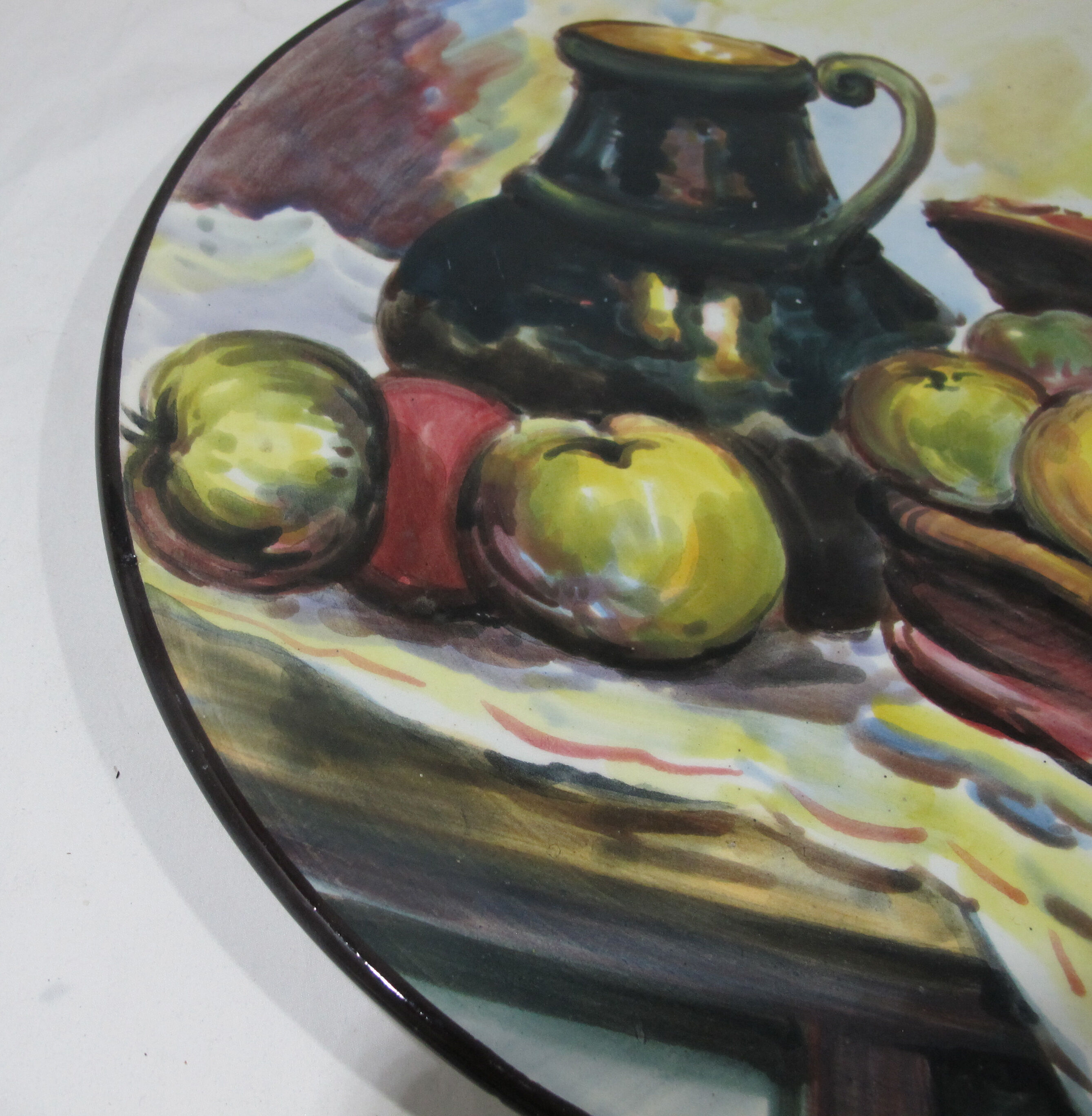 Large ceramic dish earthenware from Spain