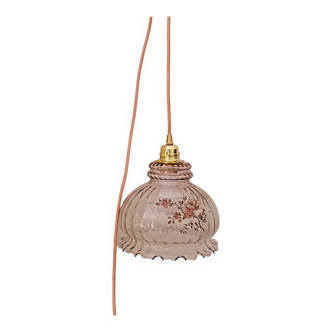 Baladeuse verre décor cerisier en fleurs