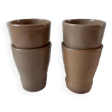 POP-UP NOEL Paris Lot 4 sandstone cups