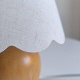 Wooden ball lamp