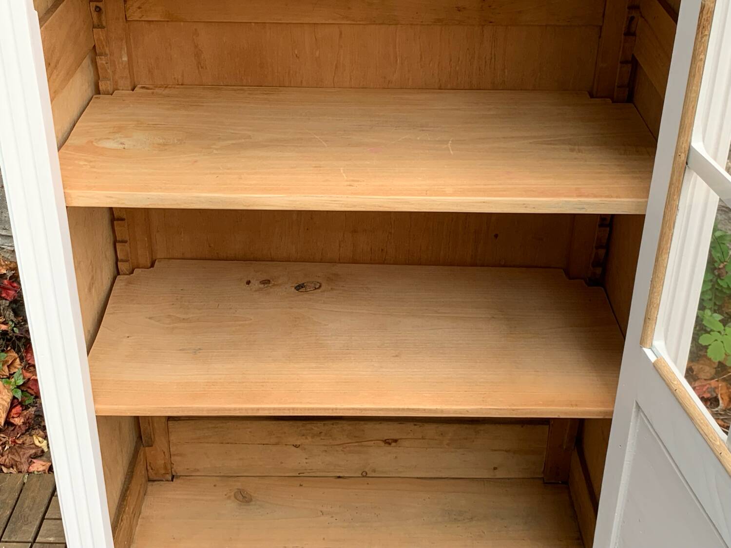 Antique Parisian glass cabinet H150