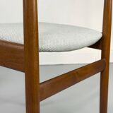 Chaises de Salle à Manger en Teck par Johannes Nørgaard, Danemark, Set de 4, 1960s