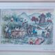 Lithograph on paper, original and signed by Martine Cotten