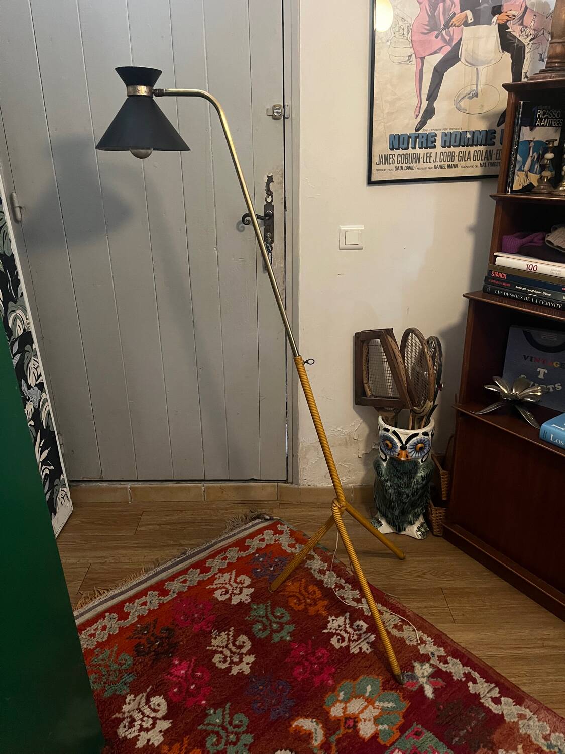 Diabolo tripod floor lamp from the 50s