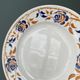 Set of 12 flat plates Terre de Fer in earthenware Moulin des Loups and Hamage, Dijon model