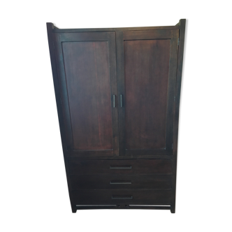 Indonesian-style wooden cabinet