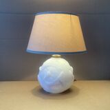 Lampe Art Déco en verre moulé / Saint Aignan