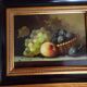 Still life on panel signed Huyet
