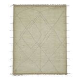 Hand-Knotted Turkish Contemporary 288 cm x 376 cm Beige Wool Carpet