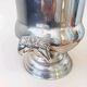 Vintage silver metal champagne bucket