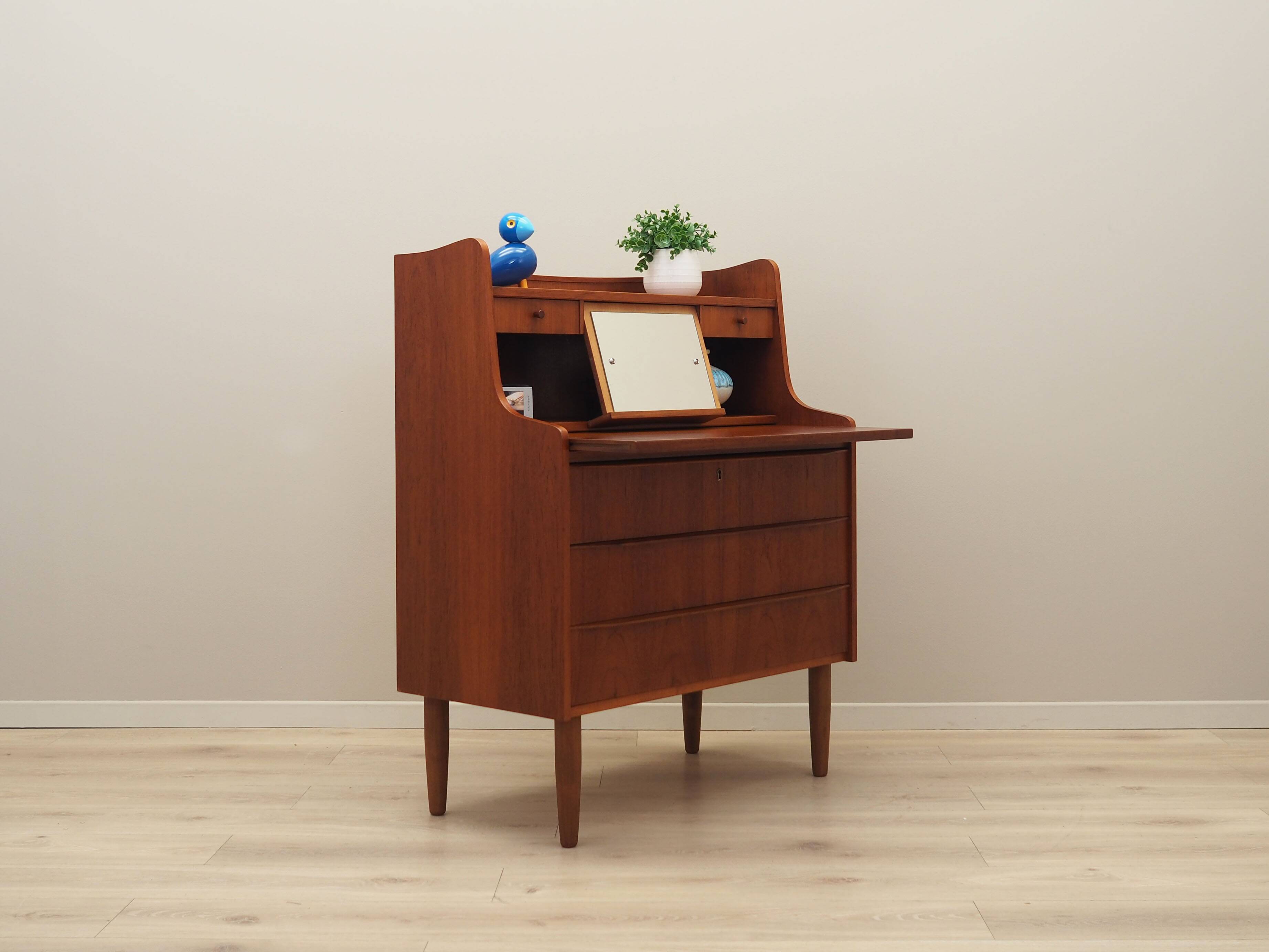 Teak secretary, Danish design, 1970s, production: Denmark