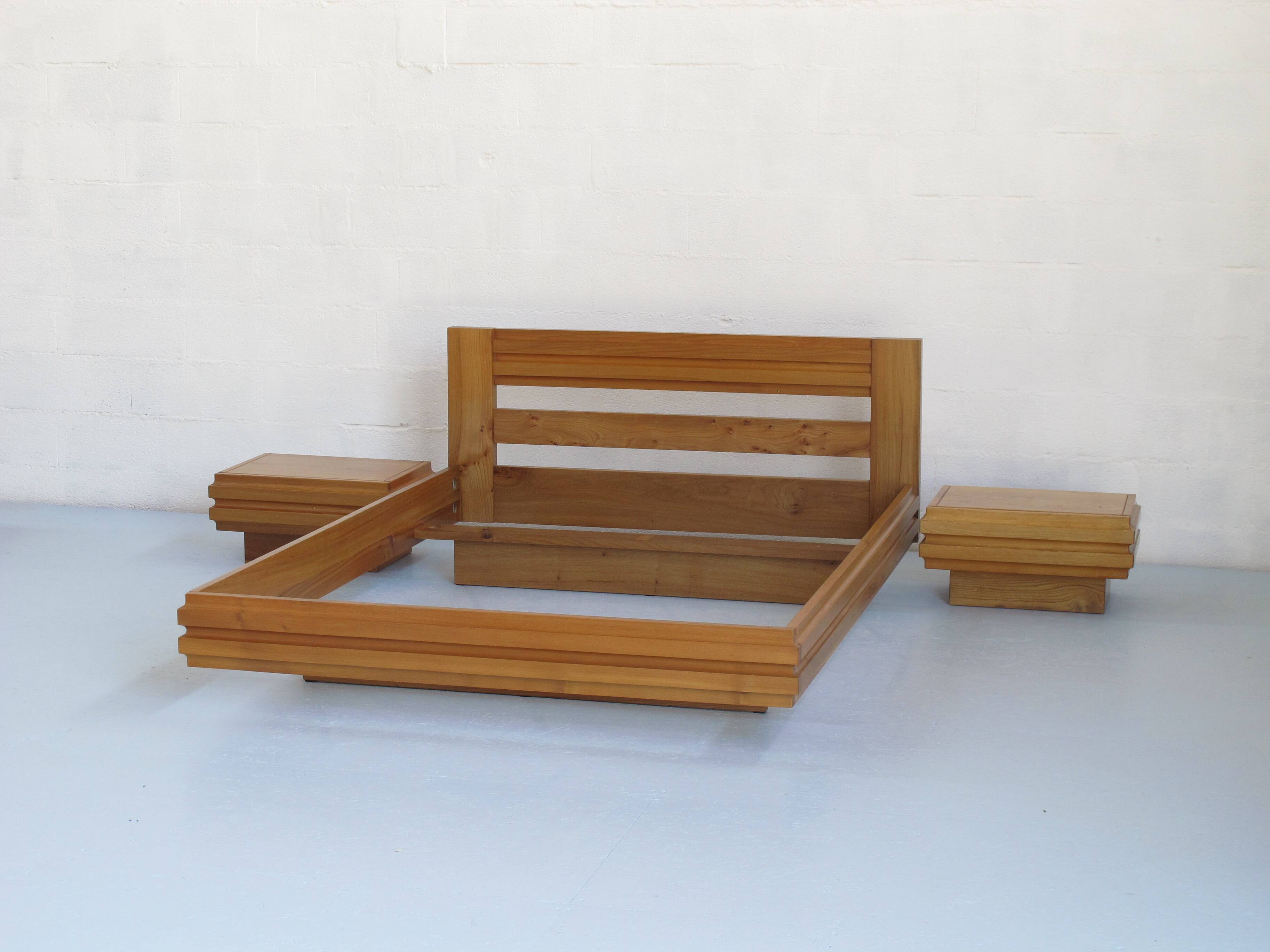 140 solid elm bed Regain certified