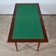 Mahogany and marquetry games table, Art Nouveau, 1920