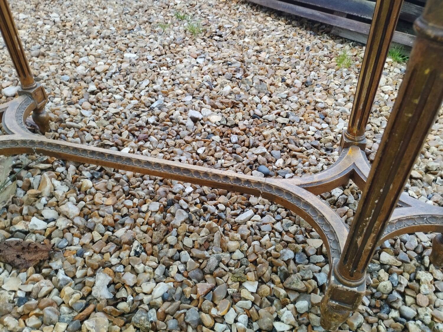 Louis XVI style gilded wood piano bench