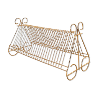 Golden vynil holder