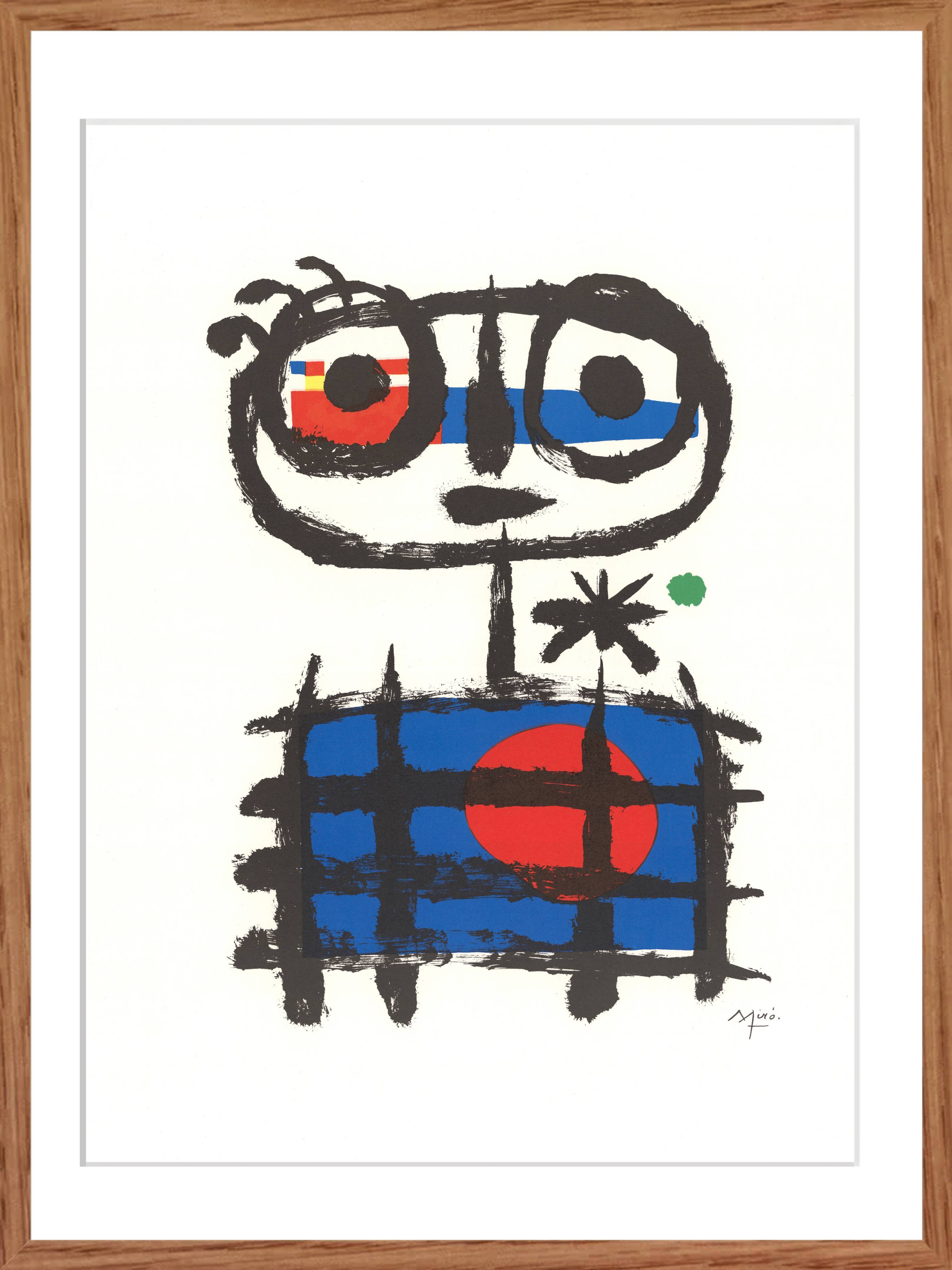 Poster after Joan miró