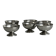 Lot de 6 coupelles à glace en inox