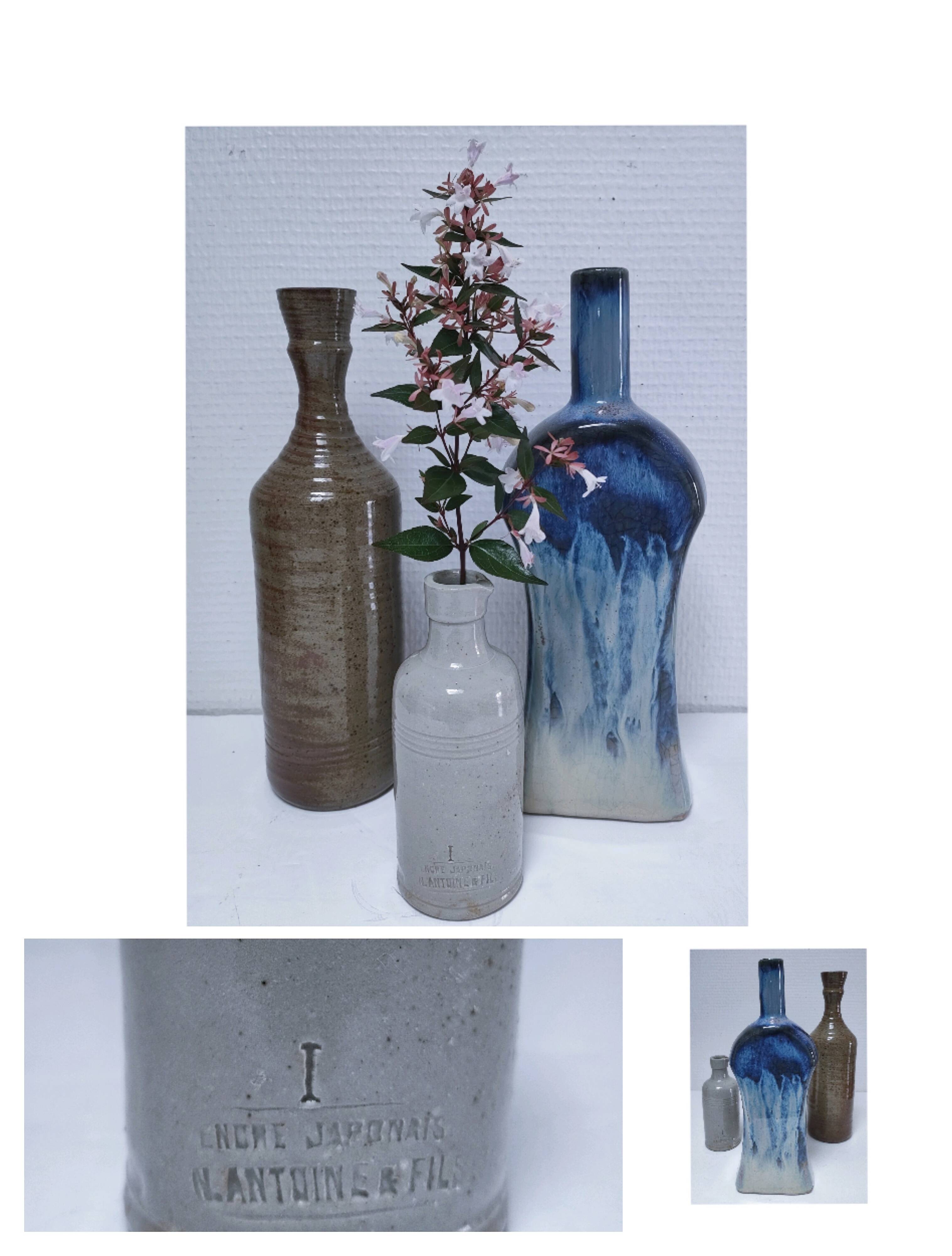 Three vintage soliflore ceramics