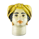 Vase tête moyenne jaune femme