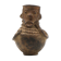 Mangbetu pottery container with hermaphrodite ancestor