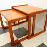 Ensemble de tables gigognes des années 1960