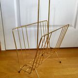 Brass magazine rack