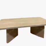 Table basse rectangulaire en travertin table basse design en travertin