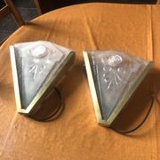 Paire d’appliques murales art deco