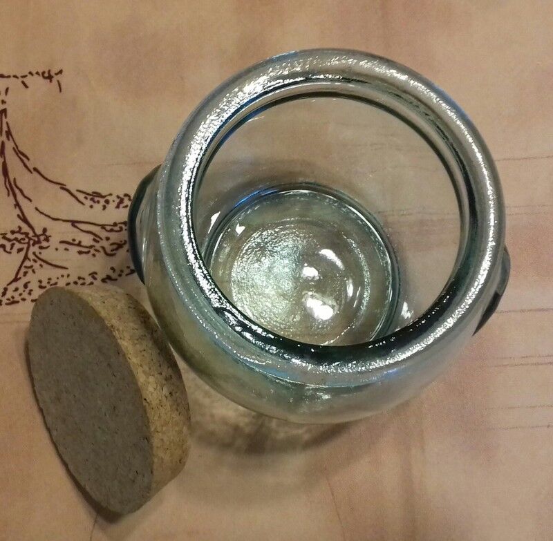 2 green Sage old jars