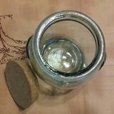 2 green Sage old jars